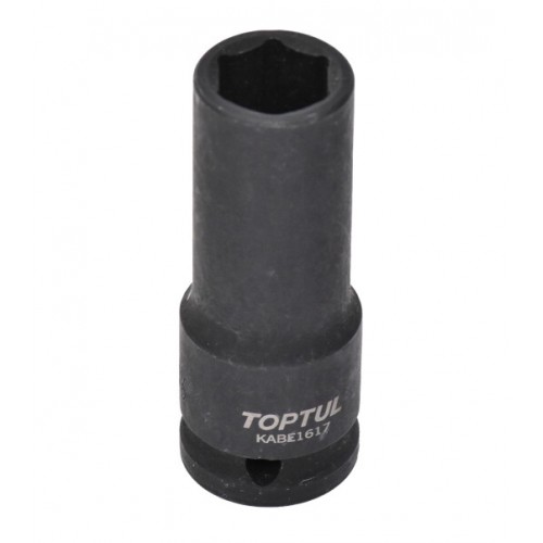 Головка торцевая ударная длинная 1/2",17мм, 6-гранная, длина 78мм. TOPTUL KABE1617