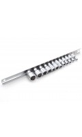 Набор головок 1/4" 12ед.  4~13мм   (на планке) TOPTUL GAAQ0801U