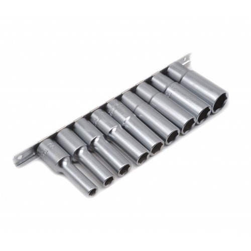 Набор головок длинных 1/2" 9ед. 8,10,12~15,17,19,22мм (на планке) TOPTUL GAAQ1605U