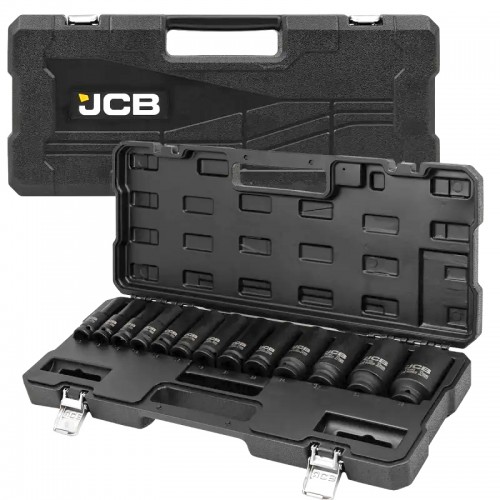 Набор головок ударных глубоких 1/2", 13 ед. (6-гр.) (10-32 мм) JCB-4131-5MPB