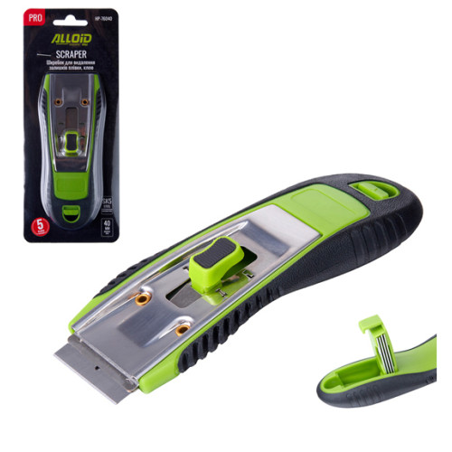 Скребок для удаления пленки и клея 40мм SK5, 5 лезвий. Alloid Pro HP-76040