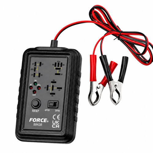 Тестер для автомобильных реле 12/24В. FORCE 88438 F