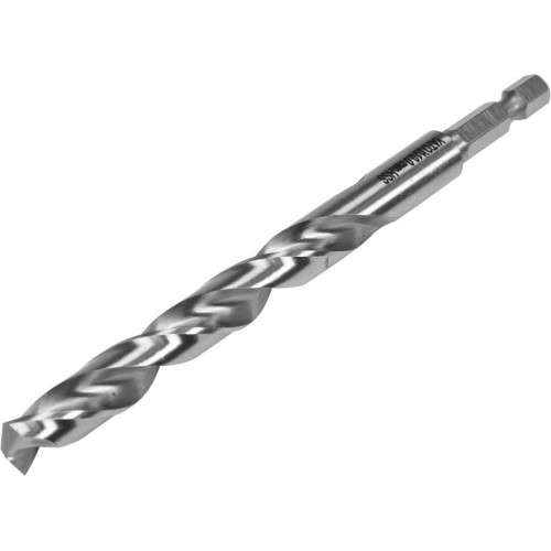 Сверло для нержавеечной легированной стали HSS6542, Ø=9.5мм, HEX-1/4", l=125/81мм, для нержав., конструкт., легов.сталі