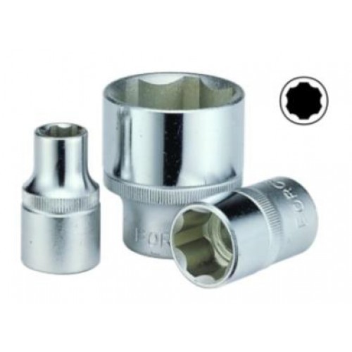 Головка торцева Surface Drive 20мм,квадрат 3/8", довжина 30мм. FORCE 53720 F