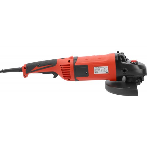 Шліфмашина кутова YATO 230V Ø= 230 мм. М14 P= 2600 Вт, рег/об. 2800-6500 об/хв,