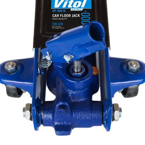Домкрат подкатной 3т 130-410 мм VITOL T83003C