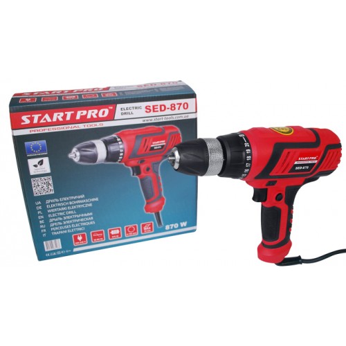 Сетевой шуруповерт 870Вт.,35Hm.,Start Pro SED-870