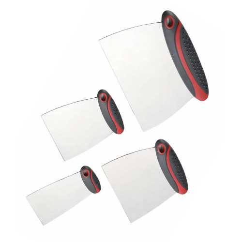 Набор шпателей для шпаклевочных работ,4шт (2″,3″,4″,6″). FORCE 904M7 F