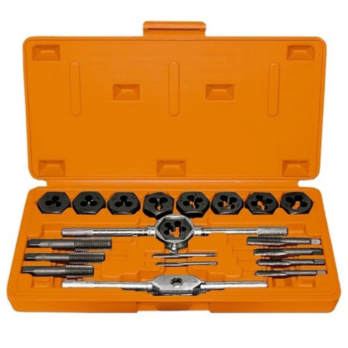 Набор метчиков и плашек (M3–M12),20пр,пластиковый бокс. SPARTA 773105