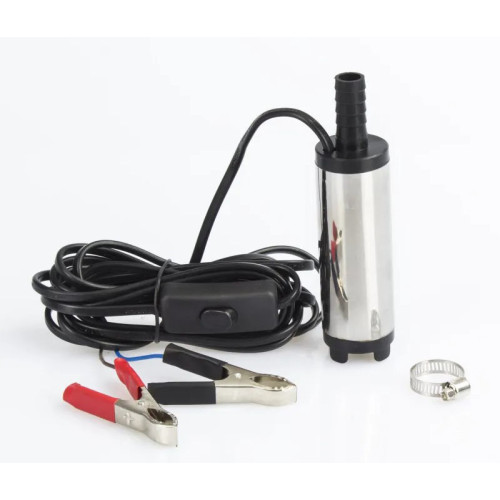 Насос для перекачування дизельного палива 20л/хв REWOLT занурювальний 38мм,24В. RE SL016B-24V