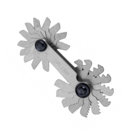 Резьбомер метрический 0,25–6,00мм. QUATROS QS15500