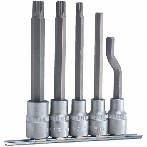 Набор головок-бит специальных SPLINE/HEX 1/2" 5 пр. 4059 F FORCE