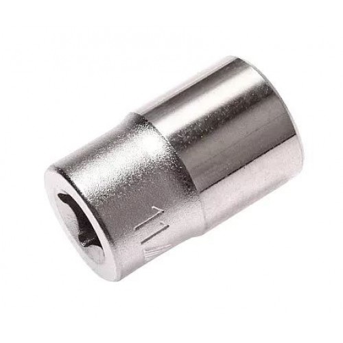 Головка торцевая короткая 6-гранная 11мм,квадрат 1/4". 22511 JTC