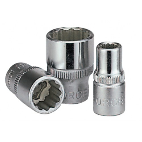 Головка торцева 12-гранна,квадрат 1/4", 5мм, довжина 25мм. FORCE 52905 F