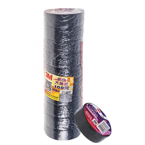 Изоляционная лента ПВХ 17мм × 18,3м × 0,12мм,черная. 3М 1200 (BLACK)