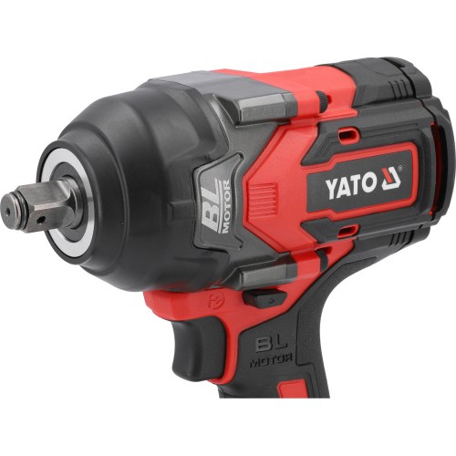 Гайковерт ударный аккумуляторный бесщеточный YATO 1200 Нм,1/2", 18 В Li-Ion 4 АГод, YT-828071