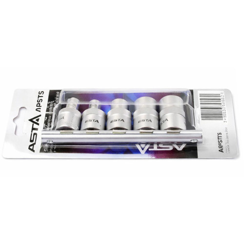 Набор торцевых головок для инжекторов BOSCH M5-M12 (8-16.5мм). ASTA A-P5TS