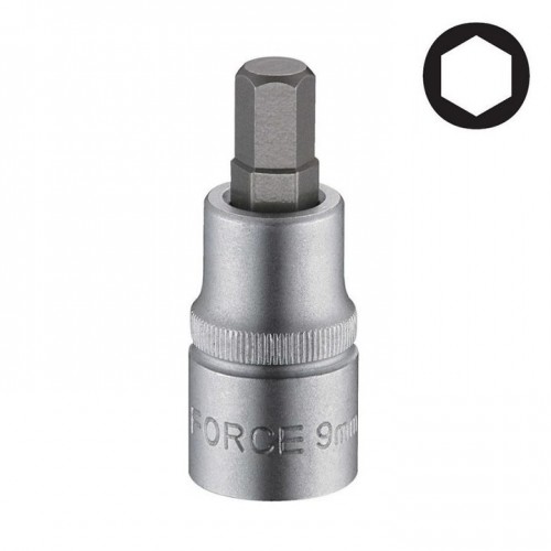 Головка 3/8" с битой 6-граней HEX 11 мм, L=50 мм 33405011 FORCE