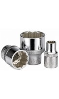 Головка торцевая двенадцатигранная 3/8", 8мм, длина 28мм. FORCE 53908 F