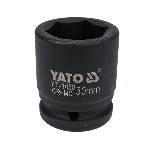 Головка торцевая ударная 3/4",6-гранная,30мм, длина 60мм. YATO YT-1080