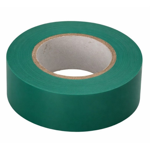 Изоляционная лента ПВХ 15мм × 10м,зелёная. ST 88791
