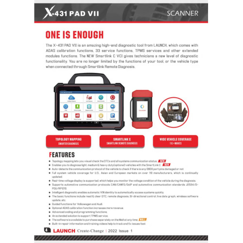 Оновлення програм X-431 PAD V II/ X-431 IMMO PAD на 1рік. LAUNCH UPDATE PADV II