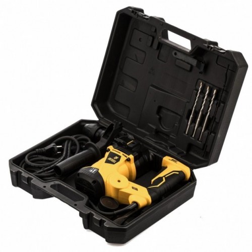 Перфоратор электрический RHV-1250-30, SDS-plus, 1250 Вт, 5 Дж, 3 плюс 1 реж.// Denzel