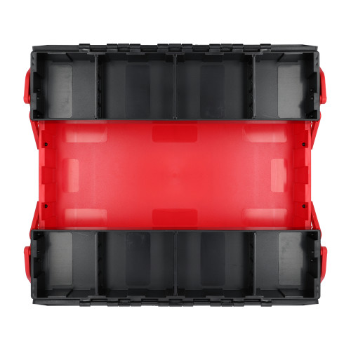 Ящик для інструменту розсувний YATO з 3 лотками, пластиковий 460×265×158 мм (YT-08977)