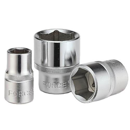Головка торцевая 1/2",6-гранная, размер 16мм, длина 38мм. FORCE 54516 F