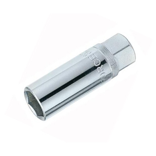 Головка свечная 14мм,6-гранная, квадрат 3/8" с фиксацией. FORCE 807314F