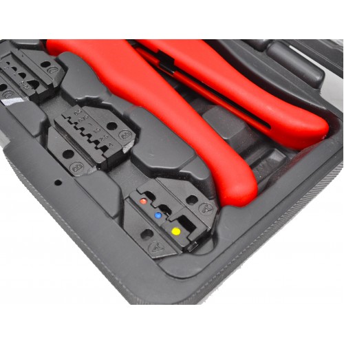 Клещи для обжима клемм 4 в 1 FORCE 68013 F