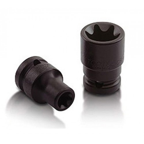Головка торцевая ударная 1/2",E10, короткая, длина 38мм. TOPTUL KABK1610