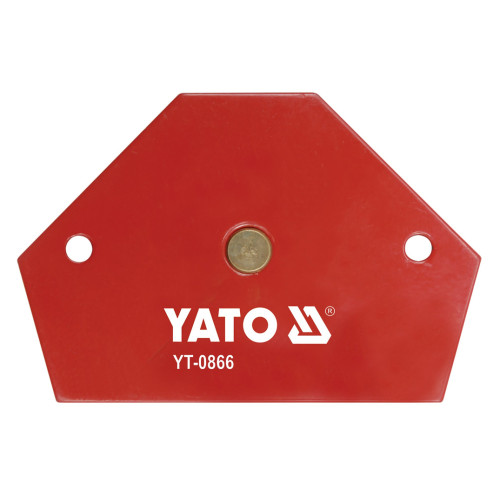Магнитный угол для сварочных работ 30°,45°,60°,75°,90°,135°(64x95x14мм). YATO YT-0866