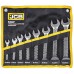 Набір рожково-накидних ключів в чохлі, (8-24 мм), 8 од. JCB Tools JCB-5084P
