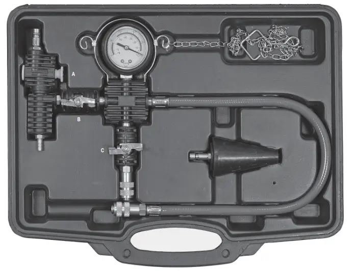Набор для вакуумной откачки и замены жидкости в системе охлаждения