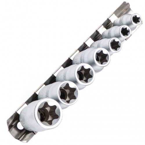 Набор головок торкс 7 пр.,1/4"+3/8" FORCE