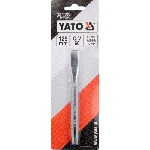 Зубило шлицевое 125мм YATO YT-4693