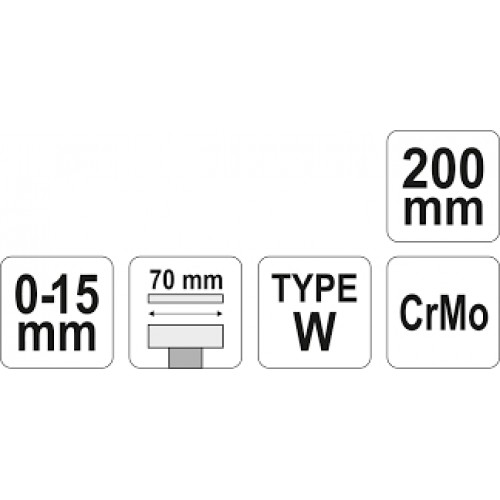 Ручная струбцина, сварочная тип w, длина: 200мм