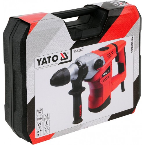 Дрель-перфоратор SDS PLUS 1500 Вт YATO YT-82127