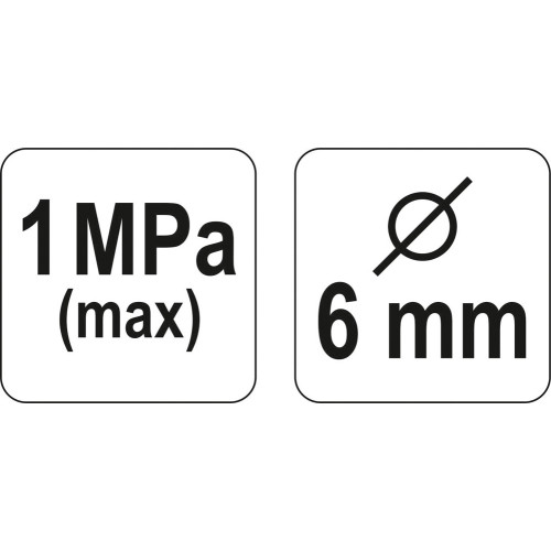 Наконечник насоса, материал: латунь, диаметр: 6 мм., давление: 1 mpa