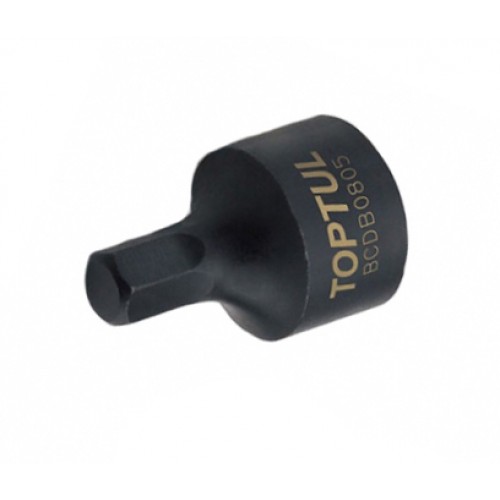 Головки ударные HEX 1/4" (цельные) TOPTUL BCDB0803 Series