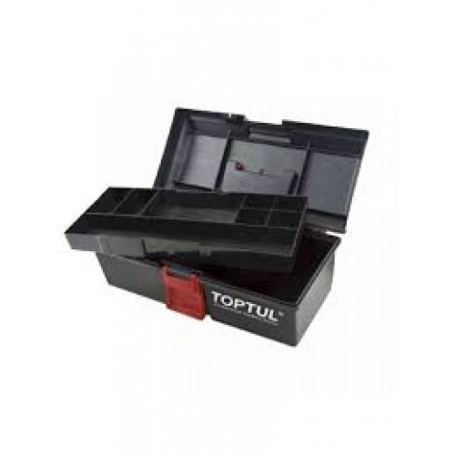 Ящик для інструментів 2 секції (пластик) 380(L)x178(W)x143(H)mm TOPTUL TBAE0201