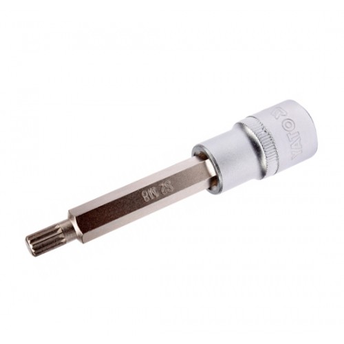 Головка-вставка SPLINE 1/2" М10, L=100 мм YATO YT-04353