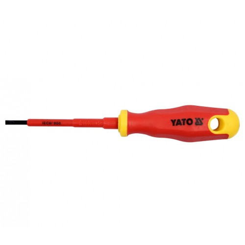 Отвертка изолированная 1000v , SL6,5х150мм YATO YT-2819