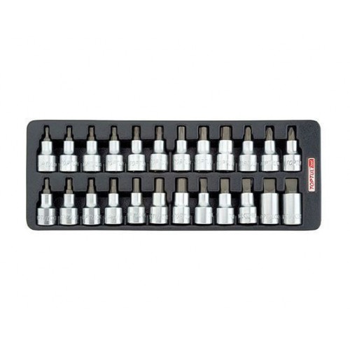 Набор бит впрес. в головку 1/2" 24ед. (в ложементе) TOPTUL GAAT2402