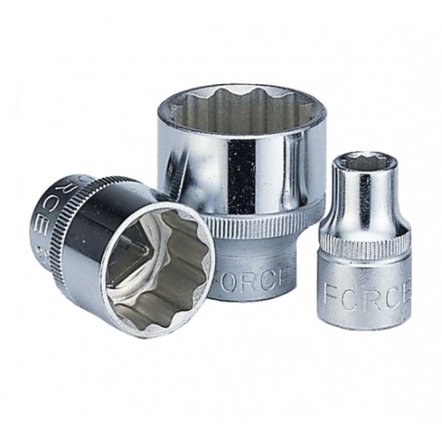 Головки торцевые 1/4" 12гранные. FORCE