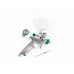 Краскораспылитель AG 810 HVLP, гравитационный, сопло 0,8 мм и 1 мм. STELS