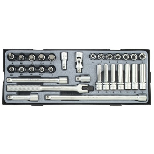 Набор инструмента 3/8" 31 пр. FORCE T3311 F