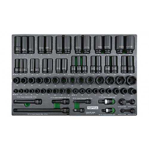 Тележка с инструментом (Pro-Plus) 8 секций 448ед. серая TOPTUL GE-44803