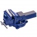 Тиски слесарные чугунные 6"150мм,поворотное,с наковальней. STANDART TSC6-SW